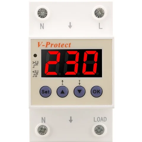 Releu protectie, SINOTIMER, supratensiune/subtensiune, SVP722-63A