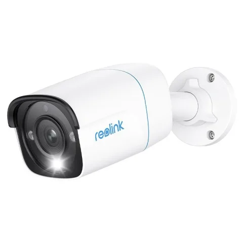 Camera supraveghere IP exterior Reolink P330, 4K, IR 30 m, 4 mm, microfon, slot card SD, PoE