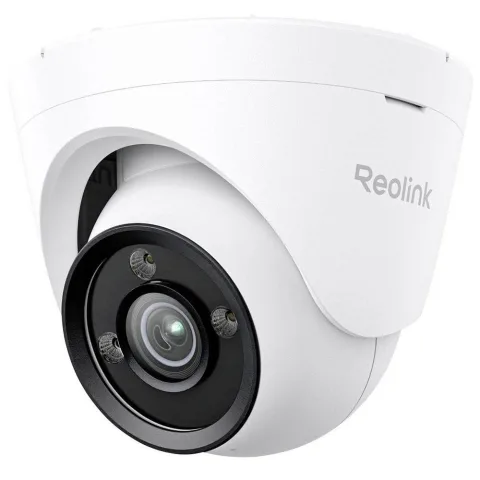 Camera supraveghere IP Dome Full Color Reolink ColorX P335X, 8 MP, 4 mm, night vision color, microfon si difuzor, lumina alba 30 m, slot card, sirena,