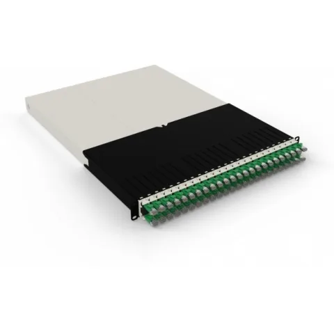 Caseta preconfigurata cu 24 de cabluri STP 1.8m , culoare verde PatchBox PONE30STPGR