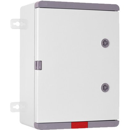 Cutie distributie Plastim PD304017, IP67 din ABS gri, usa mata, placa metalica, 300x400x170 mm