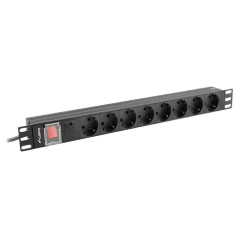 Unitate alimentare PDU 19", 8 prize ng LANBERG PDU-08F-0200-BK