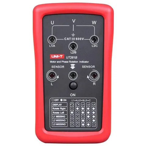 Tester de secventa a fazelor in serie si de rotatie al motorului PHASE-UT261B-UNIT