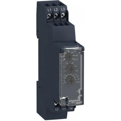 Releu de control multifunctional Rm17-Te - interval 183 - 528 V C.A Schneider RM17TE00