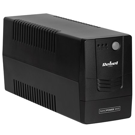 UPS NANOPOWER 1000 (1000VA/600W) REBEL RB-4022, include un acumulator 12v 9Ah