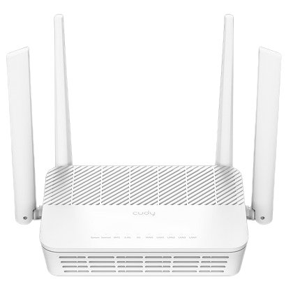 Router wireless dual band, Cudy WR3000H, Wi-Fi 6, port 2.5G, 2.4-5 GHz, MESH, Mu-MIMO