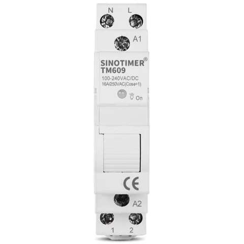 Siguranta electrica, Sinotimer, comutator temporizat monofazat, control Wifi, 230V AC 50-60Hz, 16A, TM609-16A