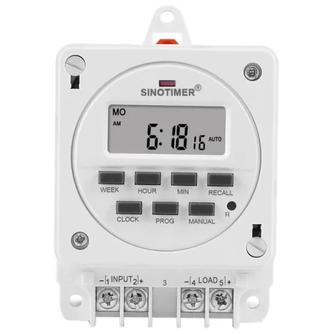 Releu digital cu temporizator, Sinotimer, temporizator, intrerupator, programabila, 230V, 16A, 3600W, TM618E-2