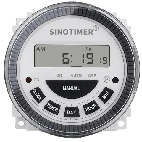 Releu digital cu temporizator, Sinotimer, temporizator, intrerupator, programabila, 230V, 30A, TM619H2-30D