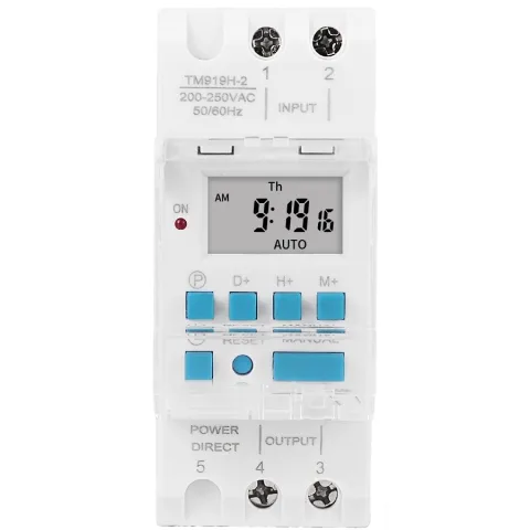 Releu digital cu temporizator, Sinotimer, temporizator, intrerupator, programabila, 230V, 16A, TM919H-2-16A