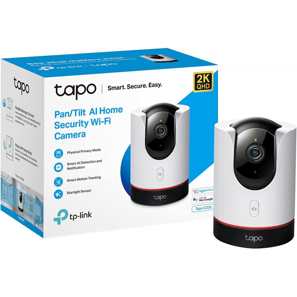 TAPO C225 WIFCAM PAN/TILT HOME SECURITY TP-LINK