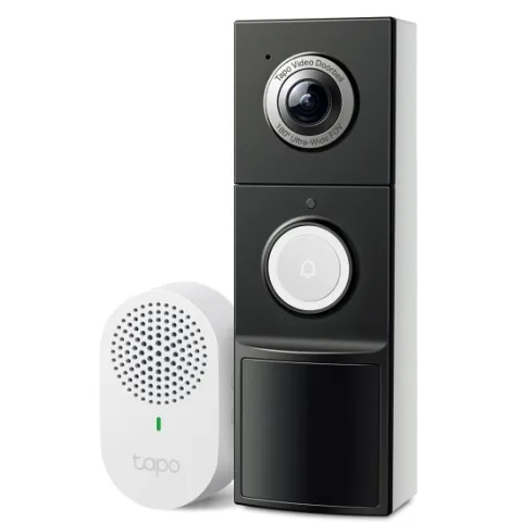 Video sonerie Wifi TP-LINK TAPO D235, detectie miscare, animale, vehicule, baterie 10000 mAh Lithium-ion