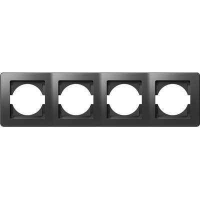 Ekonomik Rama 4P IP20 Negru, TEM Modul TEM-OE40NB-U