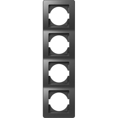 Ekonomik Rama 4P IP20 Negru, TEM Modul TEM-OE41NB-U