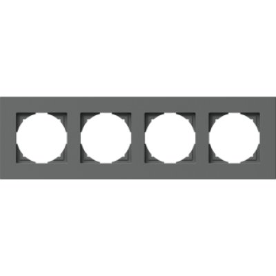 Logiq Flat Rama 4P Antracit, TEM Modul TEM-OF40AT-U