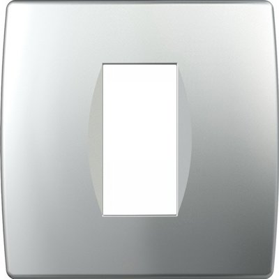 Modul Soft Rama 1/2M IP20 Argint, TEM Modul TEM-OS10ES-U