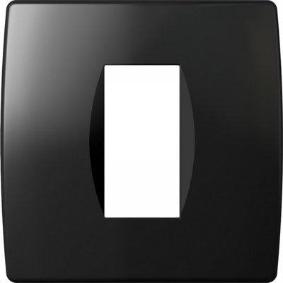 Modul Soft Rama 1/2M IP20 Negru, TEM Modul TEM-OS10NB-U