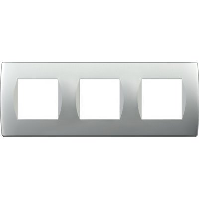 Modul Soft Rama 3x2M IP20 Argintiu, TEM Modul TEM-OS26ES-U