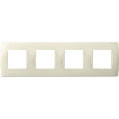 Modul Soft Rama 4x2M IP20 Crem, TEM Modul TEM-OS28IW-U