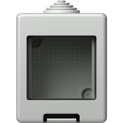 Modul doza montaj PT Cubo IP55 gri 2M, TEM Modul TEM-AQ20GY-U