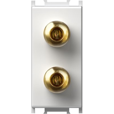 Modul Priza audio 1M alb, TEM Modul TEM-KM23PW-U