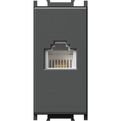 Modul priza TEL KSRJ11 6/4 1M AT, TEM Modul TEM-KM36AT-U