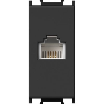 Modul Priza telef cat3 1m neg, TEM Modul TEM-KM36SB-B