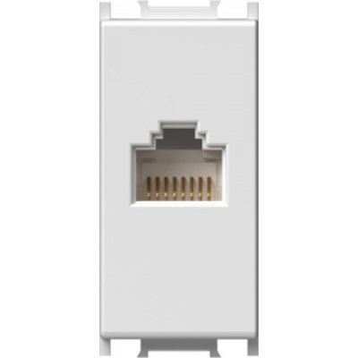 Priza CAT5e KS RJ45 8/8 1M MW, TEM Modul TEM-KM37MW-U