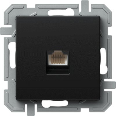 PRIZA CAT6 SCH KS RJ45 8/8, NEGRU, TEM Modul TEM-KQ40BKXO-U