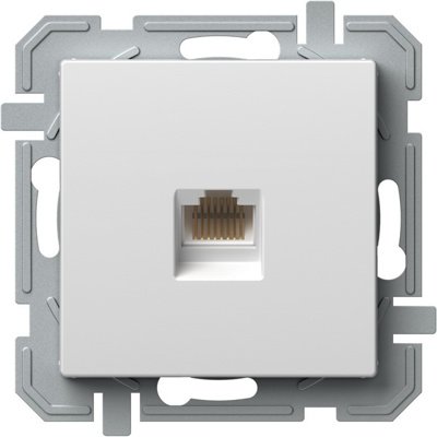 Logiq Priza Date 1P RJ45 CAT6 Alb, TEM Modul TEM-KQ40PWXO-U