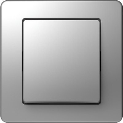 Ekonomik Buton Simplu 1P 10A IP20 Argintiu, TEM Modul TEM-SE11ES-B