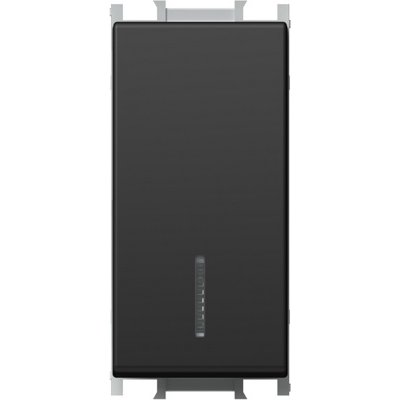 Modul Int. Simplu 1M 16A IP20 Negru, TEM Modul TEM-SM10SBIN-U