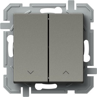 Logiq Intrerupator Storuri Dublu 1P 10A 250V Titan, TEM Modul TEM-SQ52TINT09XO-U