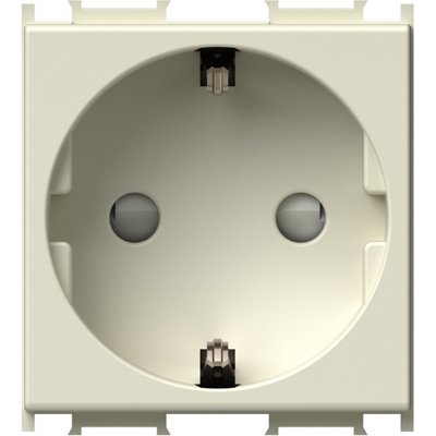 Modul Priza SCHUKO 1P 16A ST IP20 2M fildes, TEM Modul TEM-VM10IW-U