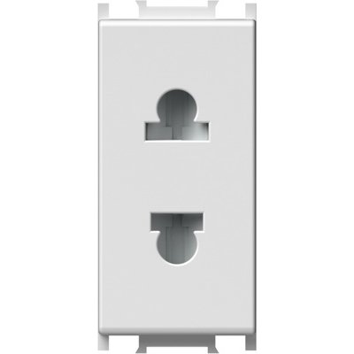 Modul Priza S. EURO 1M 16A ST IP20 Alb, TEM Modul TEM-VM21PW-B