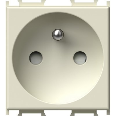 Modul Priza st. francez 1P 16A ST IP20 fildes, TEM Modul TEM-VM40IW-U