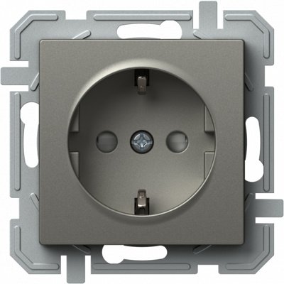 Logiq Priza SCHUKO borne cu surub 1P 16A Titan, TEM Modul TEM-VQ10TIXO-U