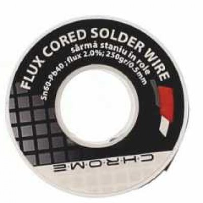 Fludor 250gr 0.5mm Chrome TIN-250GR/0.5MM-CHR