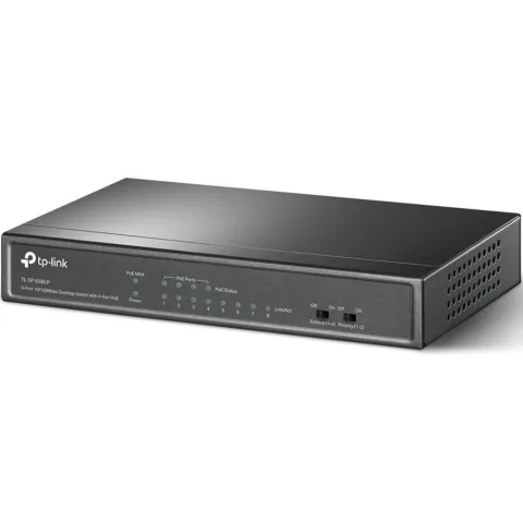 TPL 8P 10/100 4-PoE DESKTOP Switch TP-LINK TL-SF1008LP