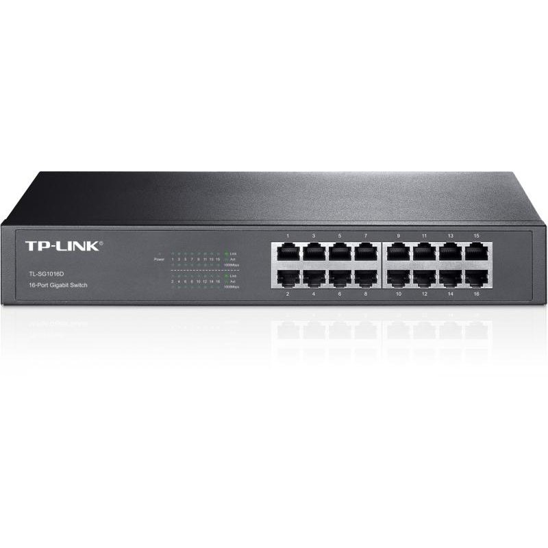 TPL SW 16P-GB UNMNGD DESK/RM TP-LINK TL-SG1016D