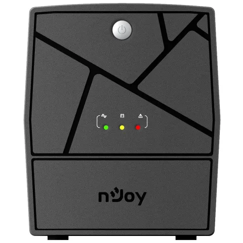 UPS NJOY Keen 1000, 1000 VA/600W, Line-interactive, 4 Prize Schuko cu Protectie, Repornire Automata, Reglaj Automat al Tensiunii UPLI-LI100KE-CG01B