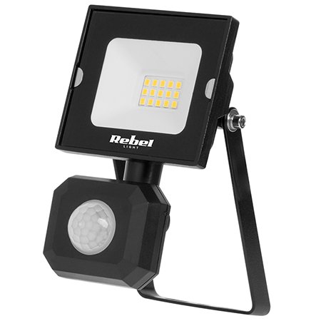 Reflector Led 10w 4000k Cu Senzor 230v Rebel URZ3611