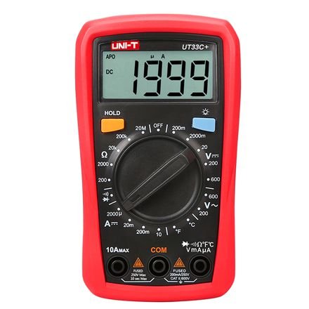 Multimetru Digital UNI-T UT33C+, display iluminat