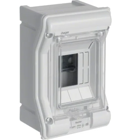 Tablou Vector 3 module IP54/65 aparent, 1000V AC/DC Hager VE103L
