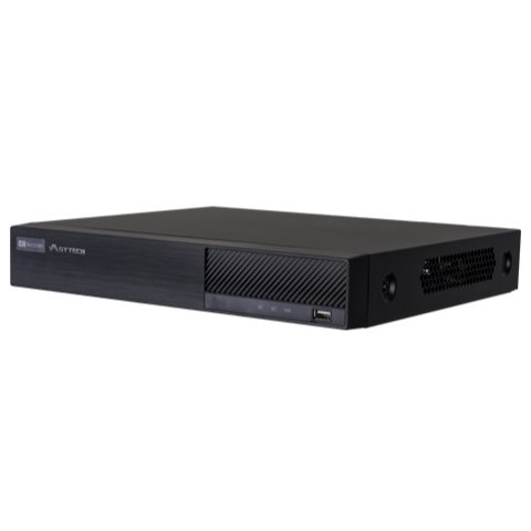 NVR 8 canale IP + 8 porturi POE Asytech VT-N1308HC-8P, 5 MP, H.265, PoE