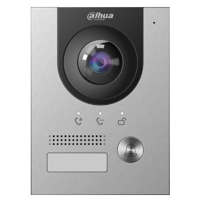 Post de exterior videointerfon IP Dahua VTO2202F-P-S2, 2MP, 1 familie, PoE, IK07, IP65