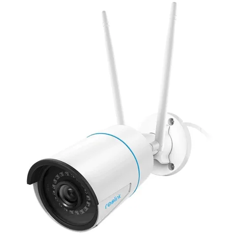 Camera supraveghere wireless IP WiFi Reolink W320, 5 MP, IR 30 m, 4 mm, slot card, detectie oameni/vehicule, microfon