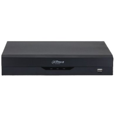 XVR WizSense 4 canale Dahua XVR5104HS-I3/T, 5MP, Penta-brid, SMD Plus, 1 port HDD, AcuPick, audio over coax, compact 1U