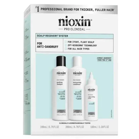 Set anti-matreata pentru scalp si par Pro Clinical Scalp Recovery, Nioxin