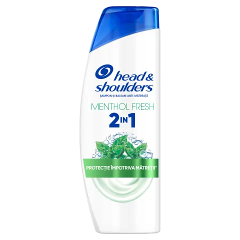 Sampon pentru par normal Menthol 2 in 1, 400ml, Head&Shoulders